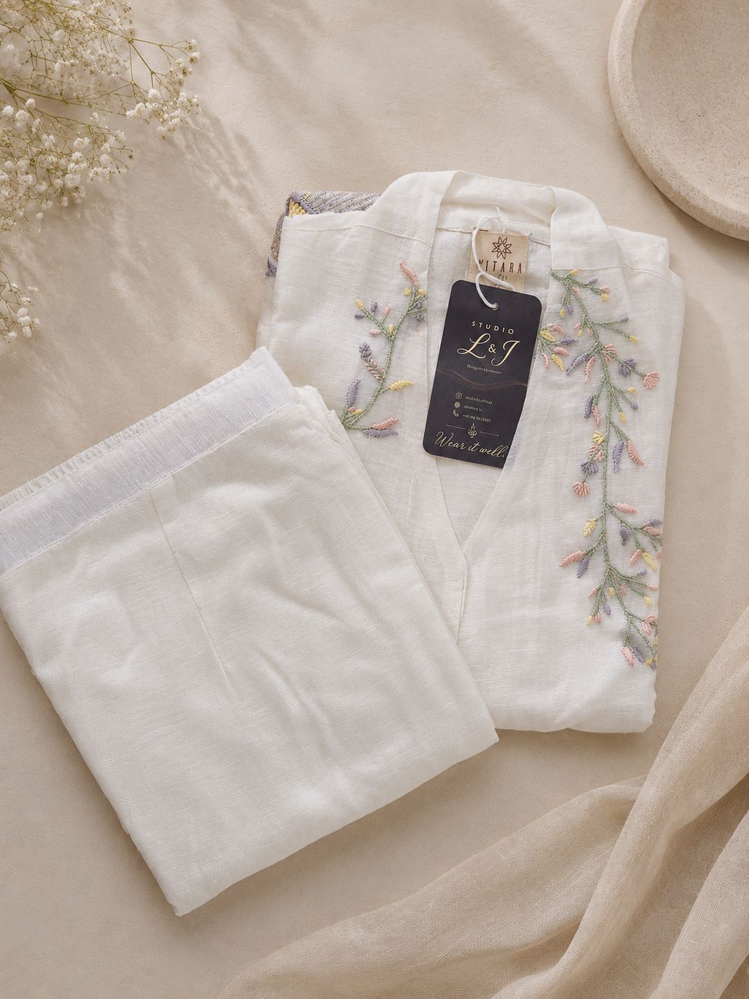 Serah - Meadow Bloom Linen Co-ord Set - Image 6