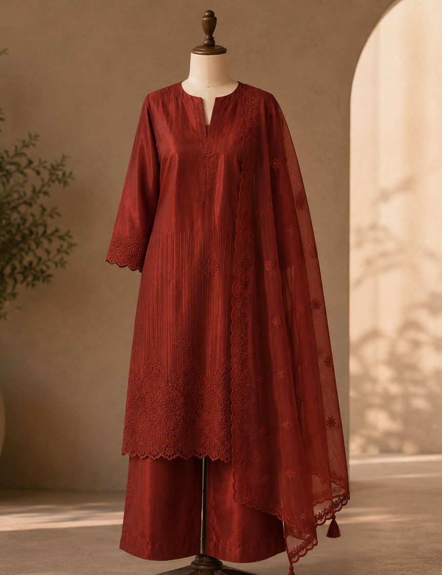 Zoe - Autumn Bloom Dazzling Suit Set - Image 6